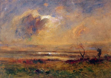 Sunset on the plain, c. 1868